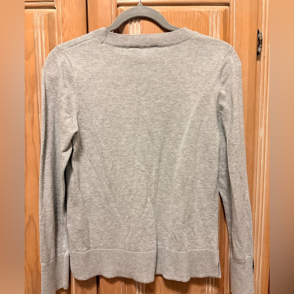 Time and Tru Gray Sweater with Colorful 'FRI-YAY' Design - Picture 3 of 4